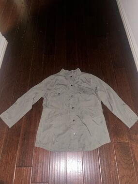 Faded Glory Olive Green Military Field Jacket
